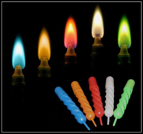 Color Flame Candles